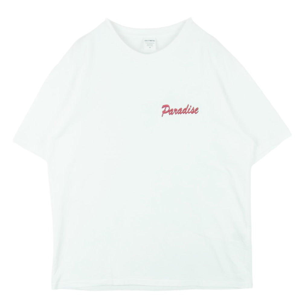 WACKO MARIA ワコマリア 25AW 25FW-WMT-WT10 WASHED HEAVY WEIGHT CREW NECK T-SHIRT TYPE-8 ウォッシュド ヘビー ウェイト クルーネック Tシャツ 半袖 カットソー ホワイト系 M【中古】