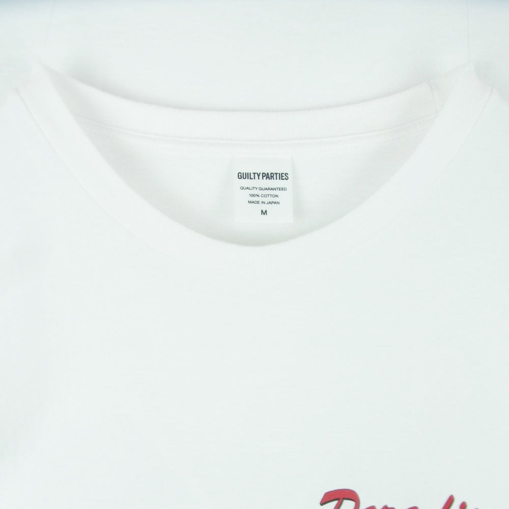 WACKO MARIA ワコマリア 25AW 25FW-WMT-WT10 WASHED HEAVY WEIGHT CREW NECK T-SHIRT TYPE-8 ウォッシュド ヘビー ウェイト クルーネック Tシャツ 半袖 カットソー ホワイト系 M【中古】