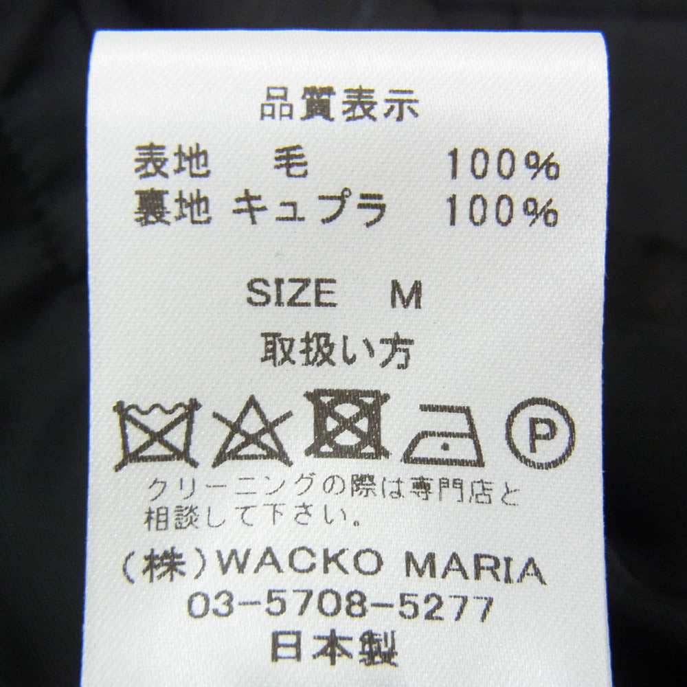 WACKO MARIA ワコマリア × DORMEUIL GUILTY PARTIES PLEATED TROUSERS ドーメル プリーツトラウザー スラックス パンツ モスグリーン系 M【中古】