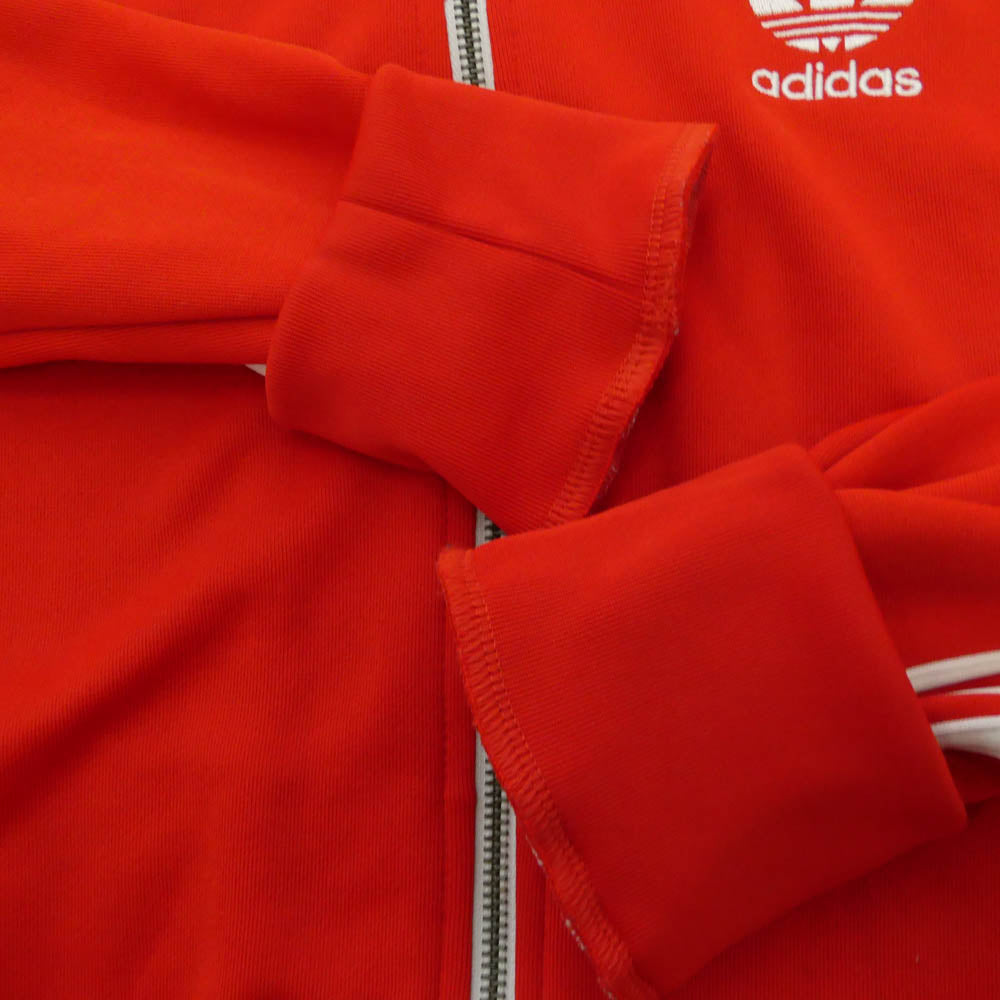 adidas アディダス AA0156 Originals スーパースター SST トレフォイル ロゴ刺繍 3ストライプ トラックジャケット レッド系 L【中古】