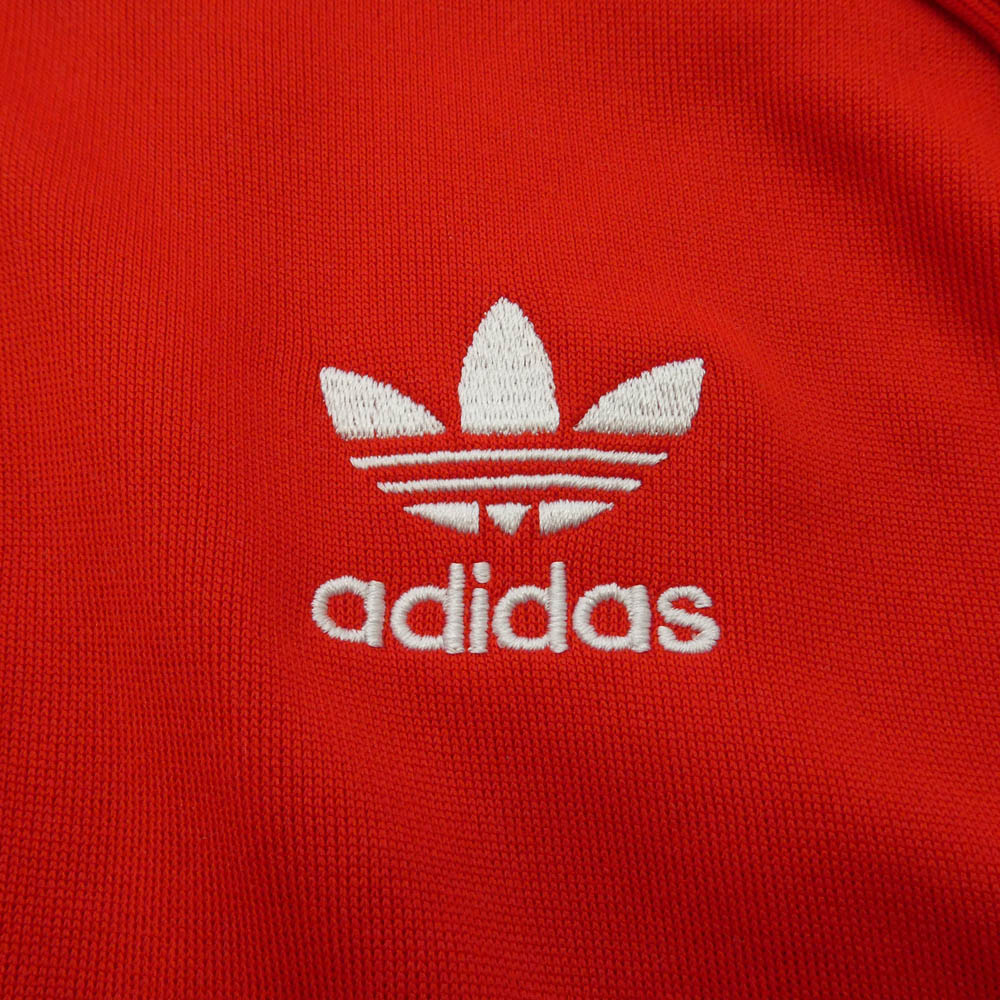 adidas アディダス AA0156 Originals スーパースター SST トレフォイル ロゴ刺繍 3ストライプ トラックジャケット レッド系 L【中古】