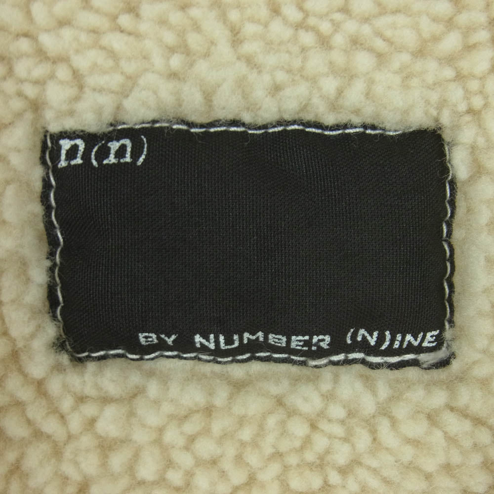 NUMBER(N)INE ナンバーナイン ボア コーデュロイ ジャケット 日本製 ベージュ系 グレイッシュベージュ系 3【中古】