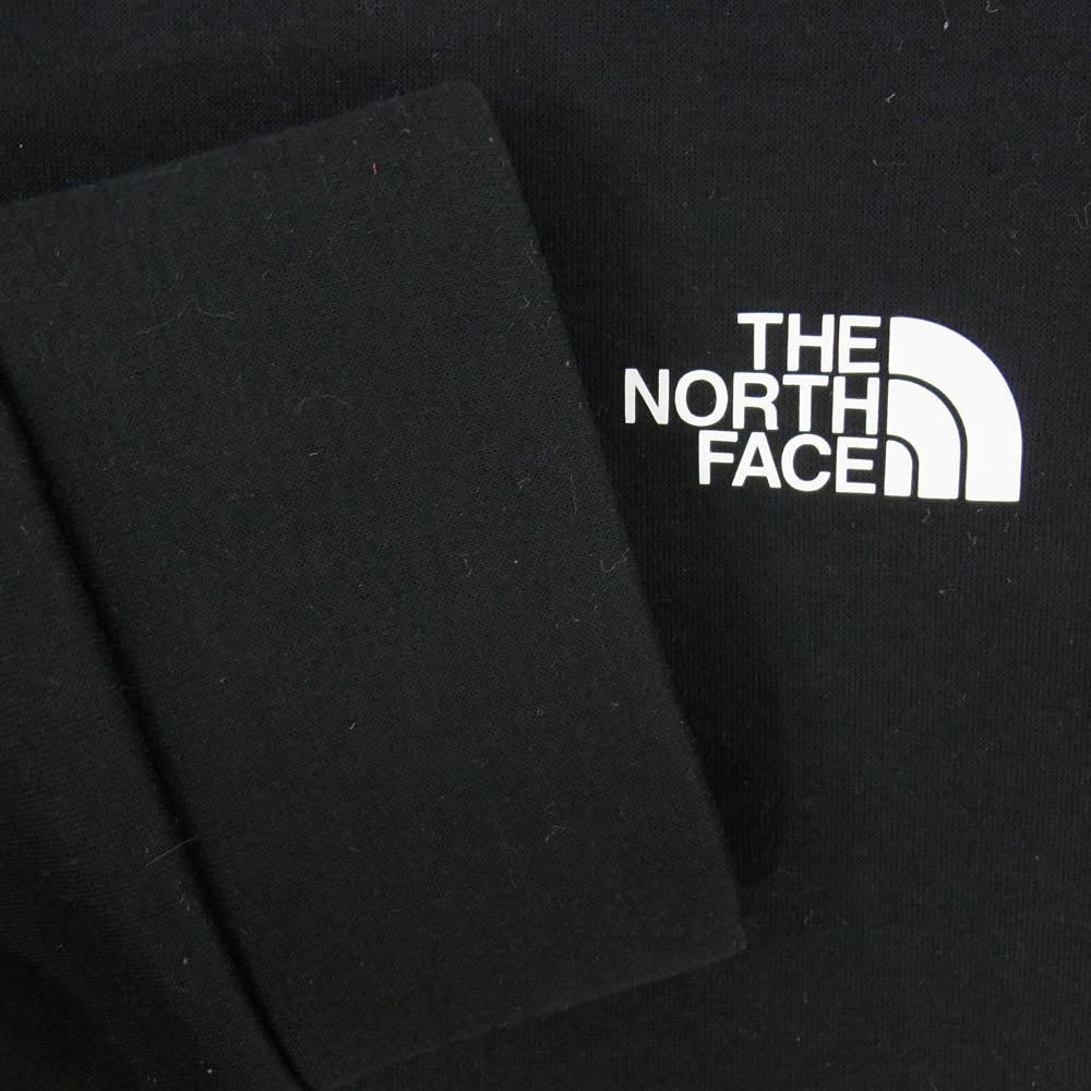 THE NORTH FACE ノースフェイス NT12287 Tech Air Sweat Crew テックエアー アーム ロゴ スウェット トレーナー ブラック系 L【中古】