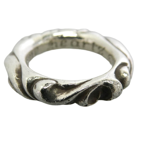 CHROME HEARTS クロムハーツ（原本無） SCRL BAND スクロール バンド リング シルバー系 7号【中古】