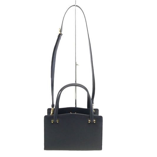 傳濱野 Victoria 口金蝶々 ロイヤル バッグ ヴィクトリア 2WAY ハンドバッグ ショルダー レザー バッグ ネイビー ダークネイビー系【新古品】【未使用】【中古】