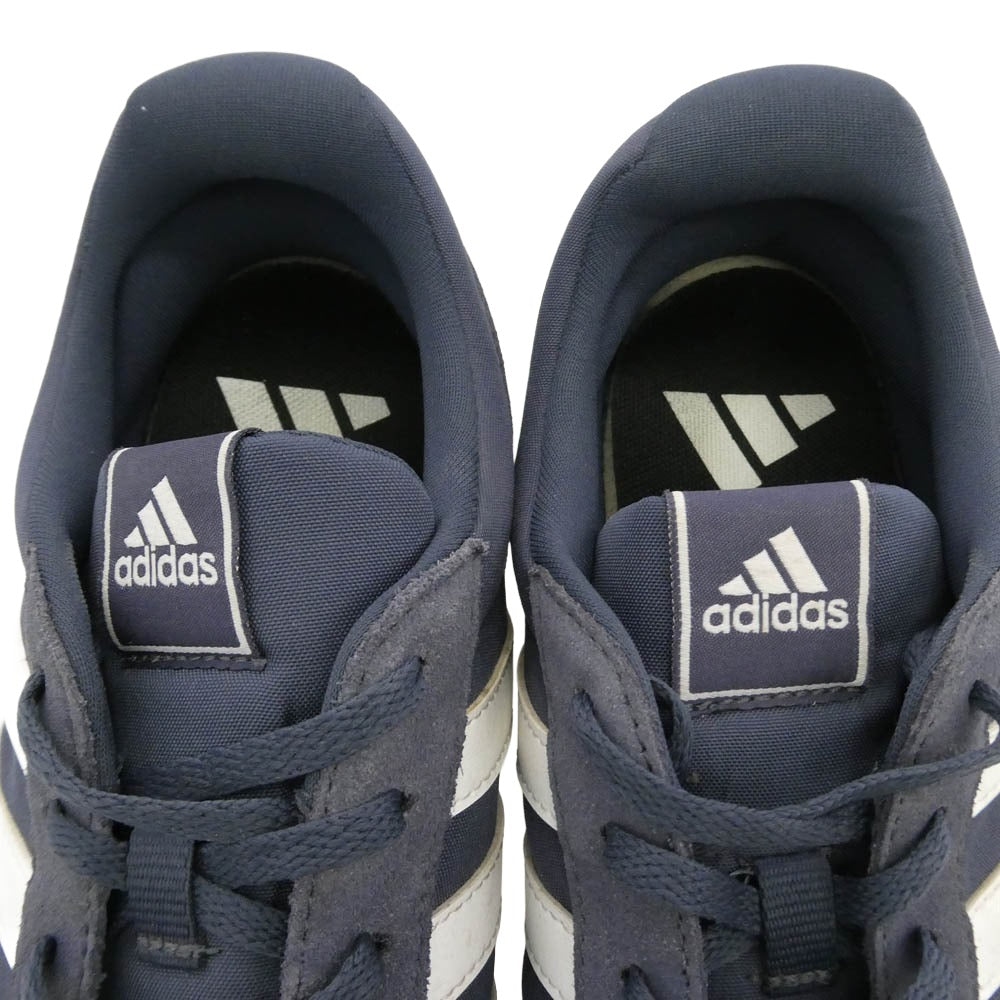 adidas アディダス IE3825 Run 60s 3.0 Shadow Navy Footwear White Core Black ラン 60s 3.0 ローカットスニーカー ダークネイビー系 ホワイト系 28.5cm【中古】