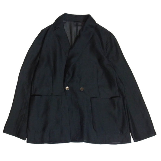 メゾントゥモローランド シアー オーガンジー シースルー ジャケット ブラック系 36【美品】【中古】