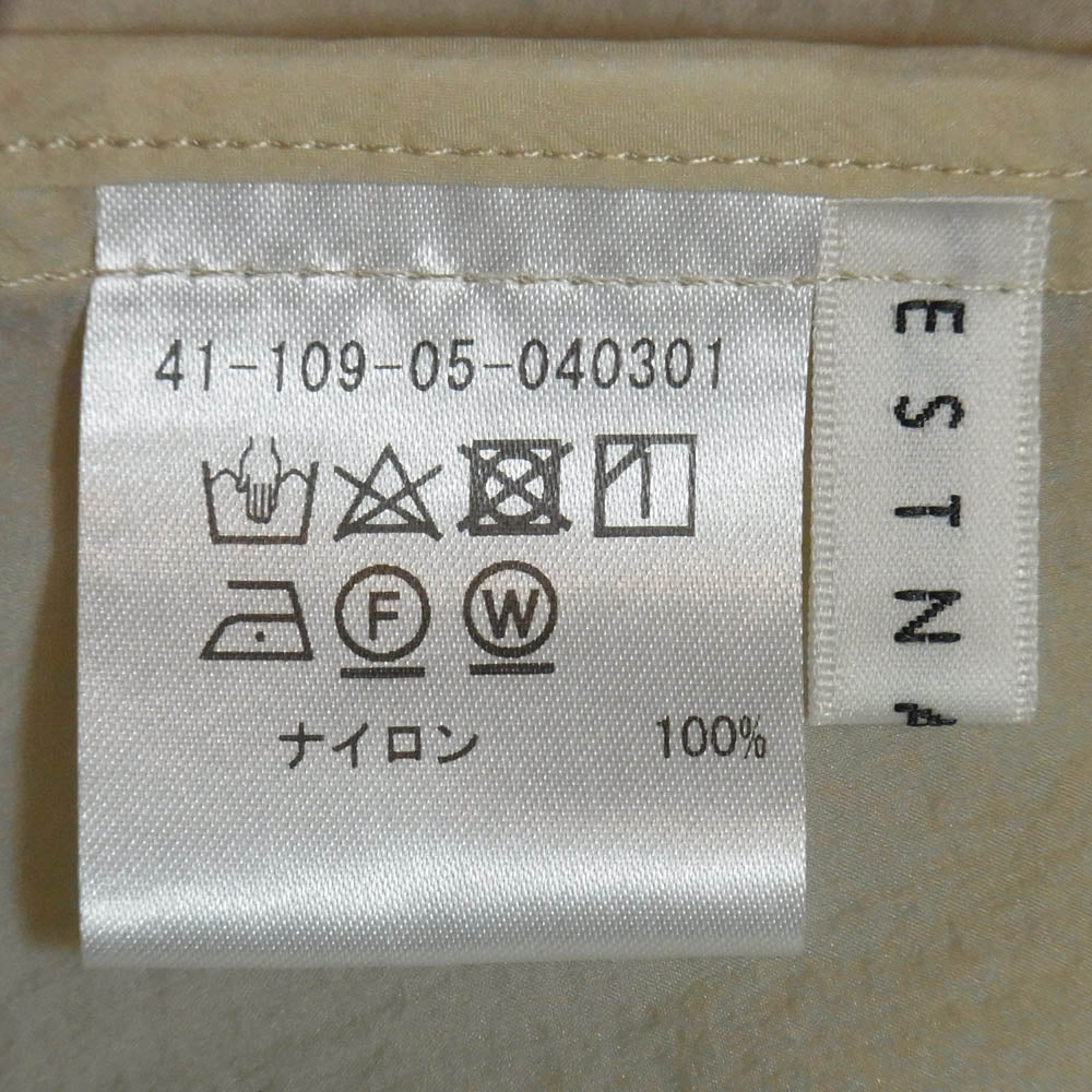 エストネーション 41-109-05-040301 エアリーシャーリング ショートブルゾン ジャケット ベージュ系 F【極上美品】【中古】