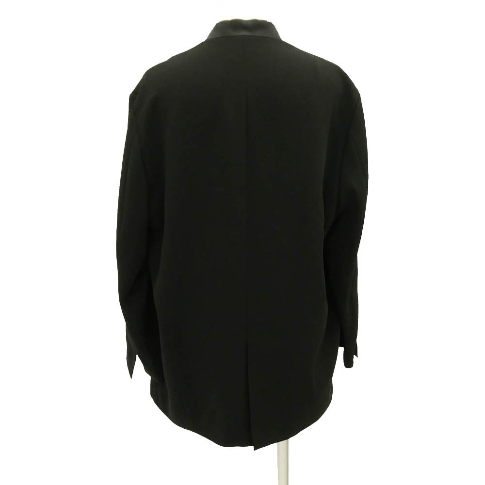 リジェール 23-010-560-1002-3-0 No Collar Relax Jacket ノーカラー リラックス ジャケット ブラック系 36【極上美品】【中古】