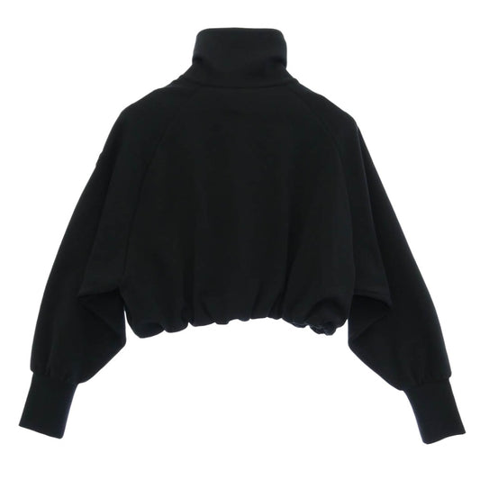 MONCLER モンクレール 25SS K10938G00008 ZIP UP CARDIGAN ジップアップ ショート クロップド カーディガン ブルゾン ジャケット ブラック系 S【美品】【中古】