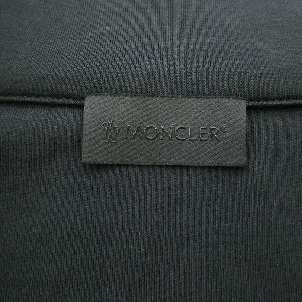 MONCLER モンクレール 25SS K10938G00008 ZIP UP CARDIGAN ジップアップ ショート クロップド カーディガン ブルゾン ジャケット ブラック系 S【美品】【中古】