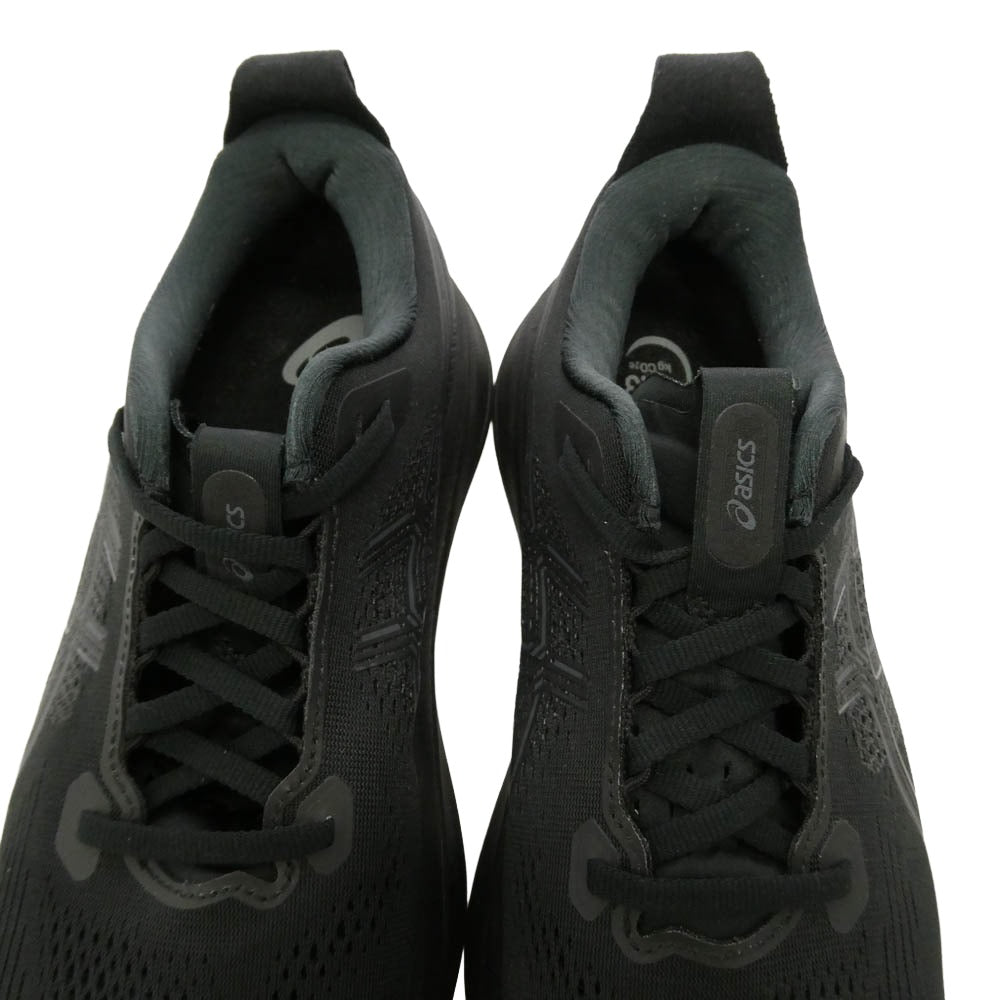 asics アシックス 1012B992 Women's Gel-Kayano 33 Wide Black ウィメンズ ゲルカヤノ33 ワイド ブラック ランニングシューズ ローカットスニーカー ブラック系 25cm【中古】
