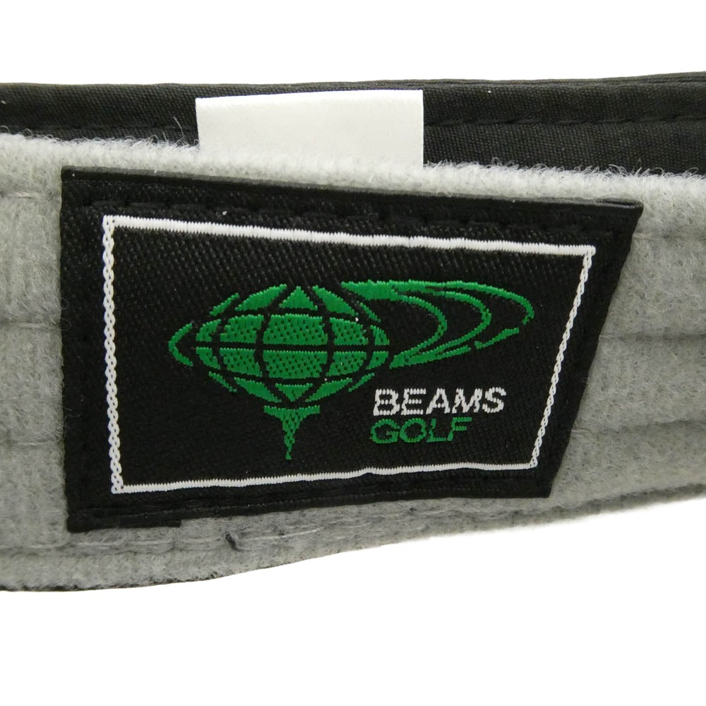 BEAMS ビームス 81-41-1180-412-19-88 GOLF ゴルフ サンバイザー キャップ 帽子 ブラック系【新古品】【未使用】【中古】