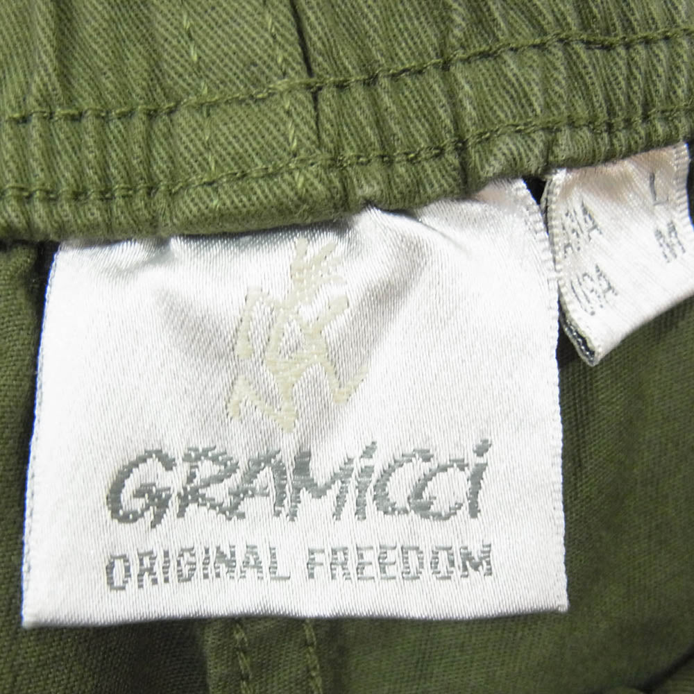 Gramicci グラミチ G106-OGS NN SHORT ショーツ ショート ハーフ パンツ グリーン カーキ系 L【中古】