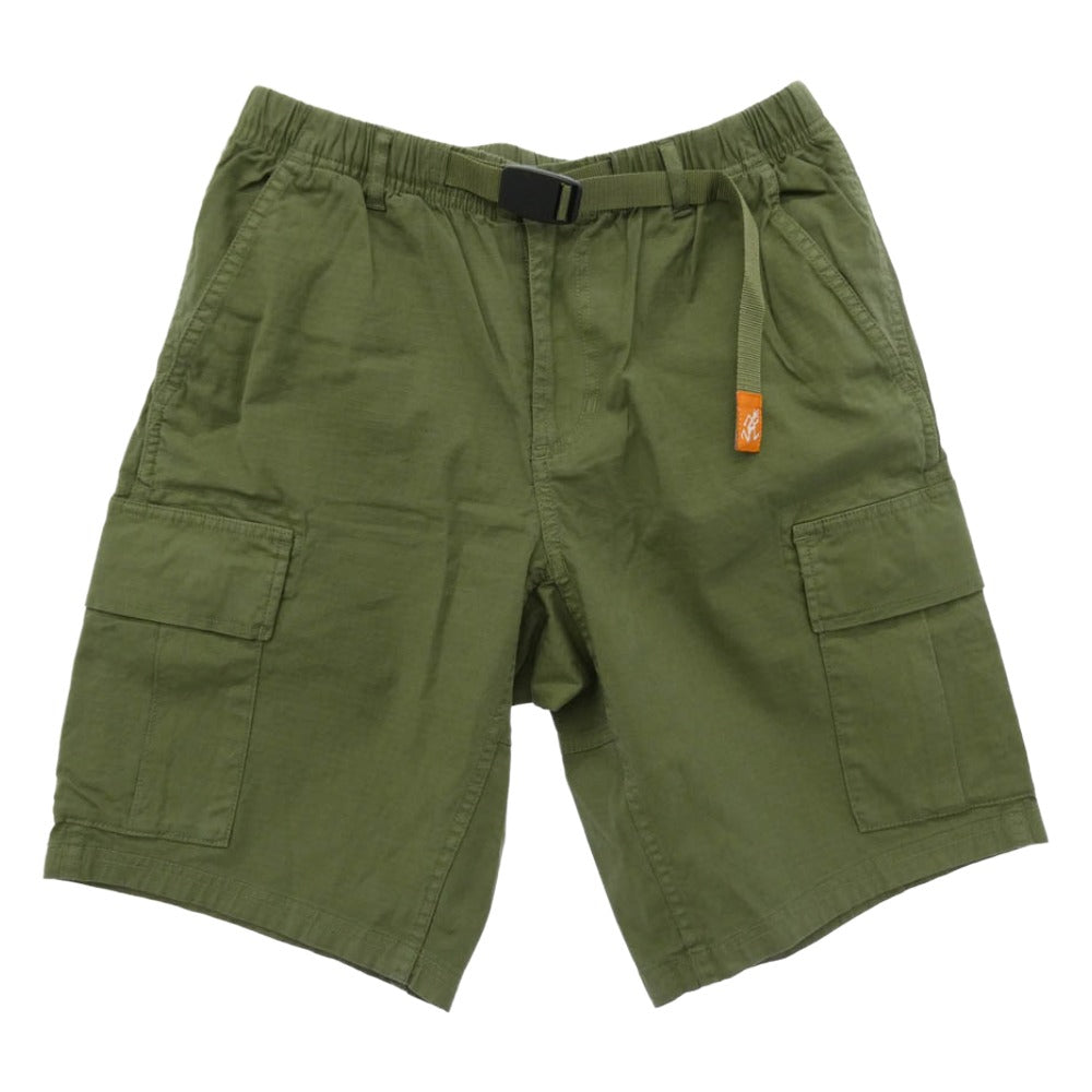 Gramicci グラミチ GMP5-S2126 OSHMAN'S 別注 Ripstop Cargo Shorts リップストップ カーゴショーツ ショート パンツ カーキ系 M【中古】