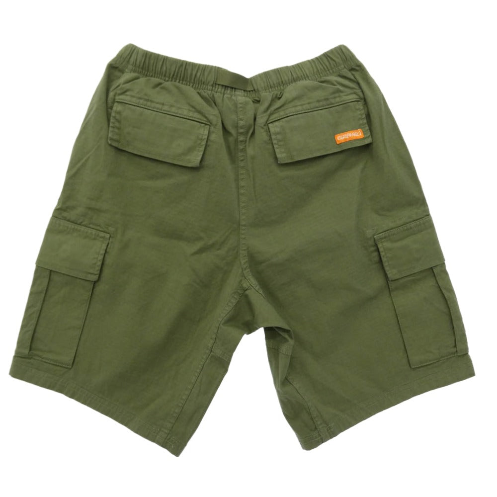 Gramicci グラミチ GMP5-S2126 OSHMAN'S 別注 Ripstop Cargo Shorts リップストップ カーゴショーツ ショート パンツ カーキ系 M【中古】