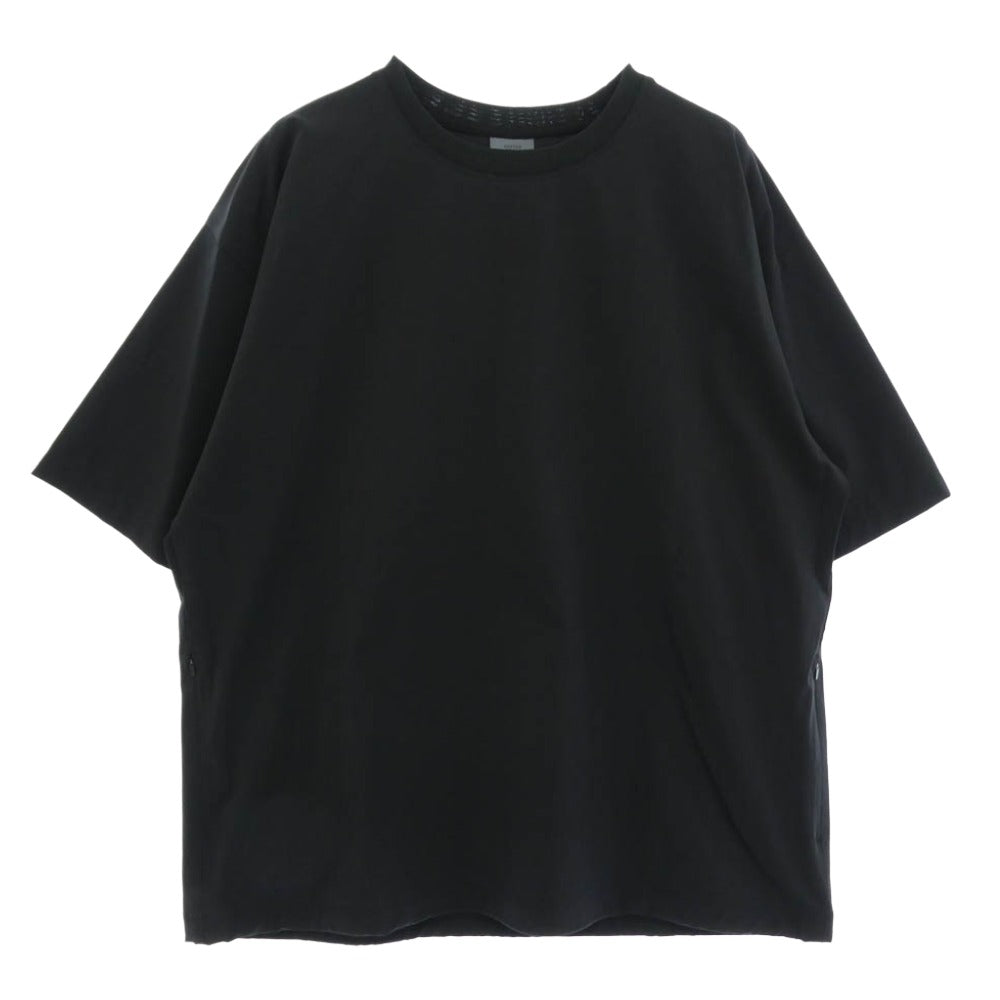 UNITED ARROWS ユナイテッドアローズ 6017-6-000002 GOLF ゴルフ ナイロン Tシャツ 半袖 カットソー ブラック系 L【美品】【中古】