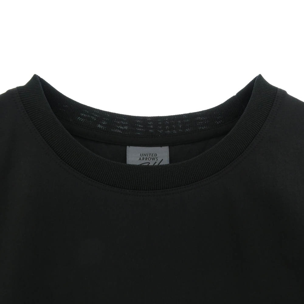 UNITED ARROWS ユナイテッドアローズ 6017-6-000002 GOLF ゴルフ ナイロン Tシャツ 半袖 カットソー ブラック系 L【美品】【中古】