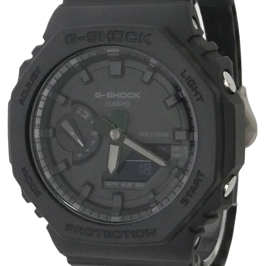 G-SHOCK ジーショック GA-2100-1A1JF 八角形ベゼル アナログ デジタル コンビネーション モデル 腕時計 ウォッチ ブラック系【新古品】【未使用】【中古】