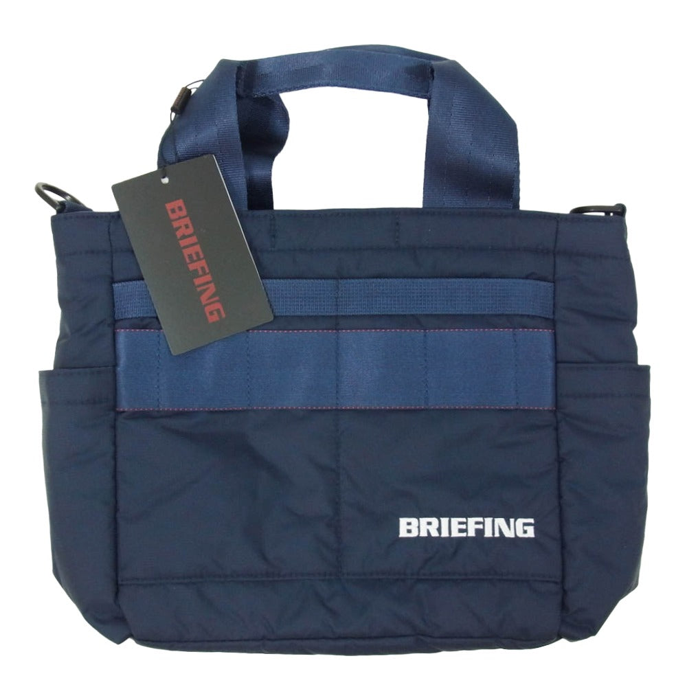 BRIEFING ブリーフィング BRG251T10 2WAY CART TOTE CS カート ハンド トートバッグ ネイビー系【新古品】【未使用】【中古】