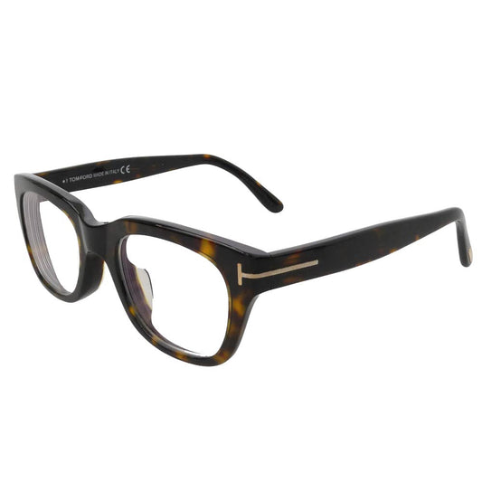 TOM FORD トムフォード TF5178-F アジアンフィット ウェリントン アイウェア 眼鏡 度入り ブラウン系 51□21 145【中古】