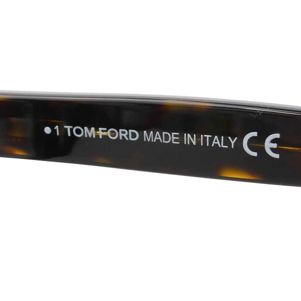 TOM FORD トムフォード TF5178-F アジアンフィット ウェリントン アイウェア 眼鏡 度入り ブラウン系 51□21 145【中古】