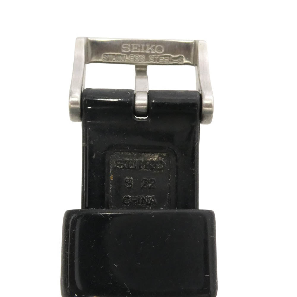 SEIKO セイコー S802-00A0 フィールドマスタープロスペック　ソーラ 充電式 ダイバーズウォッチ　デジタル 時計 ブラック系【中古】