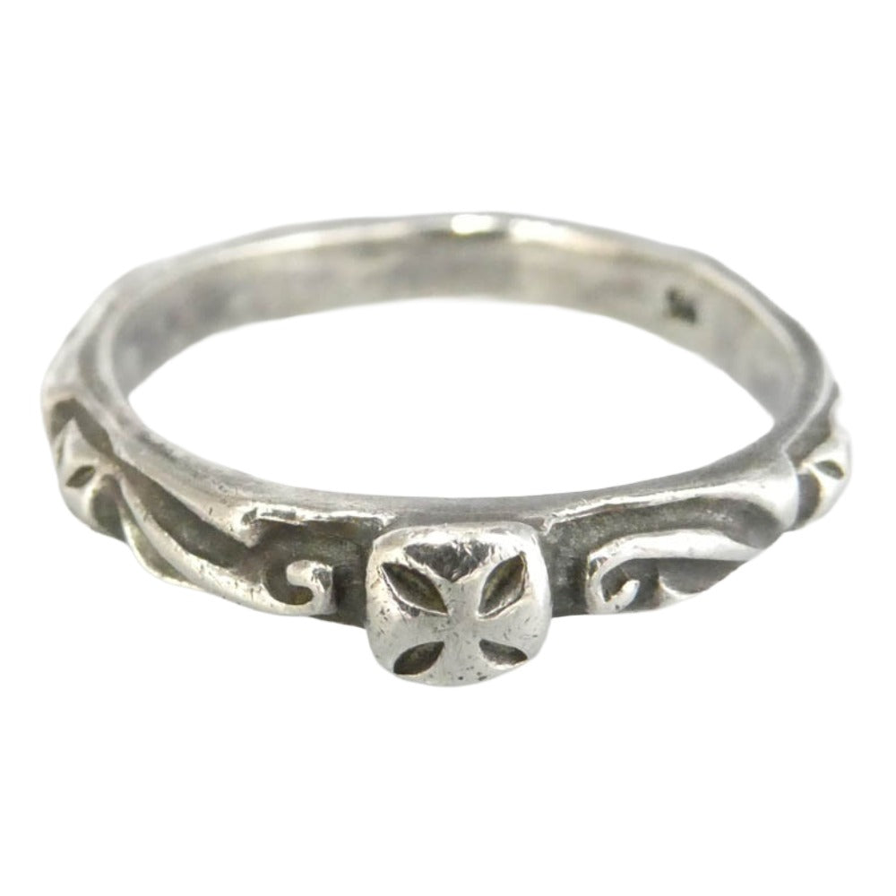 BILL WALL LEATHER ビルウォールレザー Thin Cross Ring シルバー925 シン クロス リング シルバー系 24号【中古】