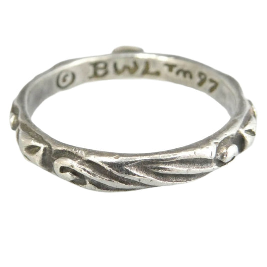 BILL WALL LEATHER ビルウォールレザー Thin Cross Ring シルバー925 シン クロス リング シルバー系 24号【中古】