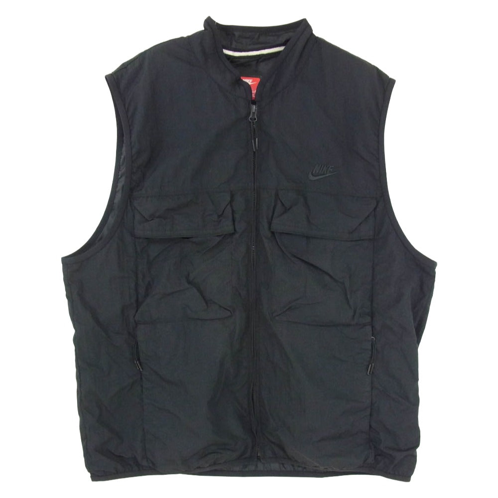 NIKE ナイキ 24AW FZ0749-010 Tech Men's Woven Vest テック ウーブン ナイロン ベスト ブラック系 XL【中古】