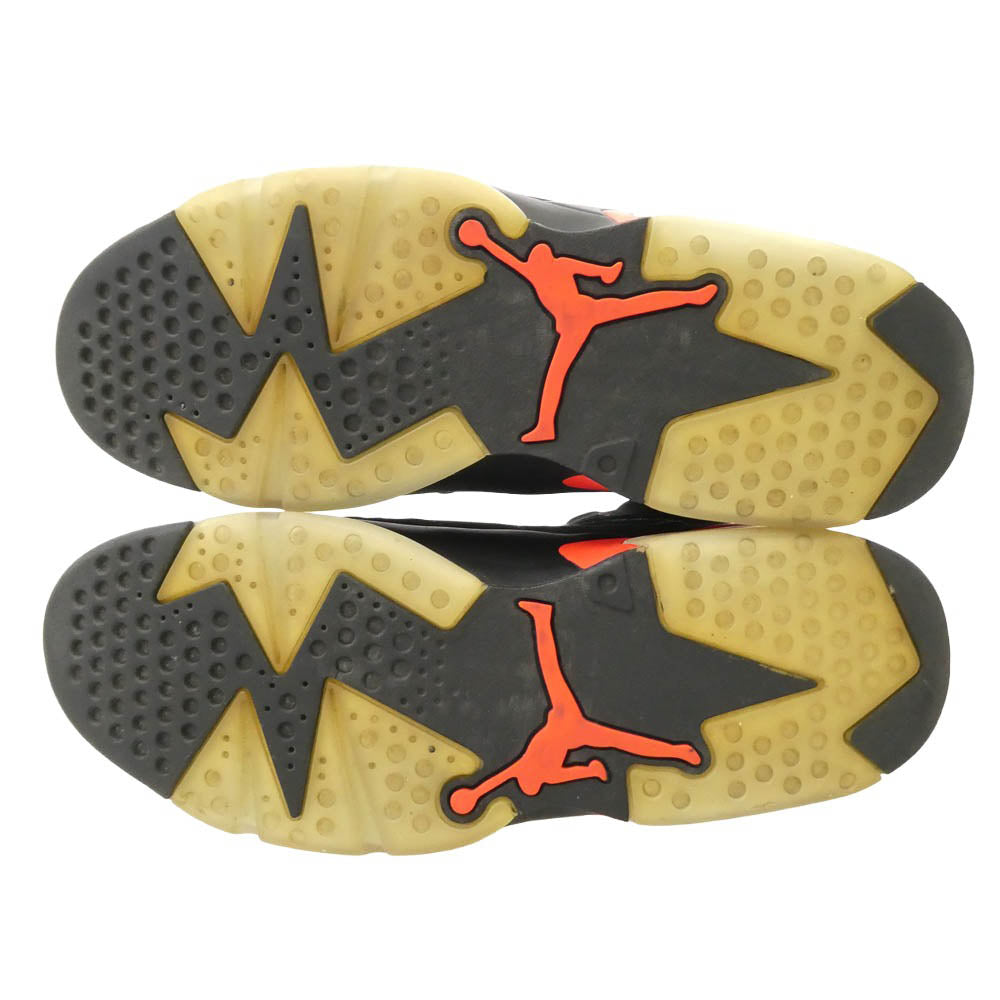 NIKE ナイキ 384664-060 【フェイクバスターズ鑑定済】Air Jordan 6 Retro OG Black Infrared エアジョーダン6 OG ブラック インフラレッド ハイカットスニーカー ブラック系 レッド系 28【中古】