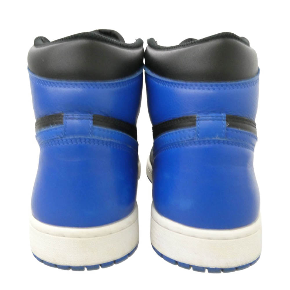 NIKE ナイキ 555088-007 【フェイクバスターズ鑑定済】Air Jordan 1 Retro High OG Royal エアジョーダン1 レトロ ハイ OG ロイヤル ハイカットスニーカー ブラック系 ブルー系 28cm【中古】