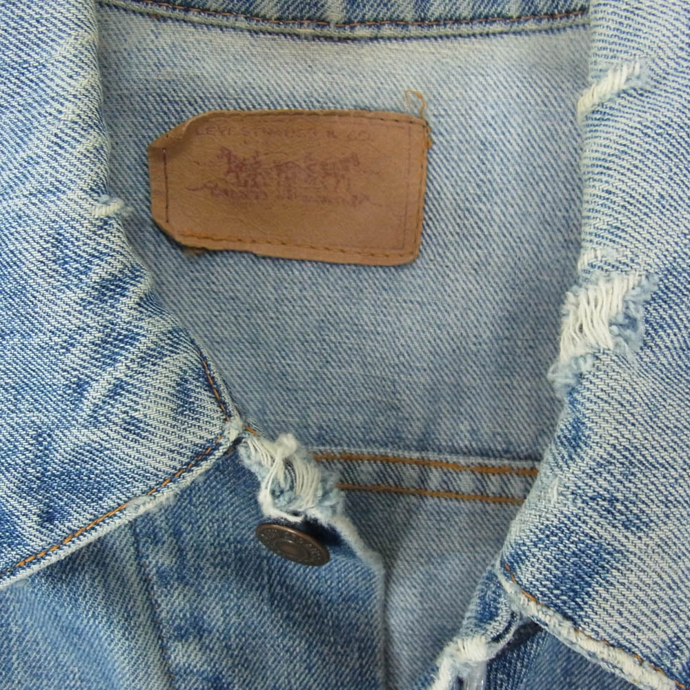 Levi's リーバイス 70s 70505 small e 4th ボタン裏刻印52 デニム ジャケット インディゴブルー系 サイズ表記無【中古】
