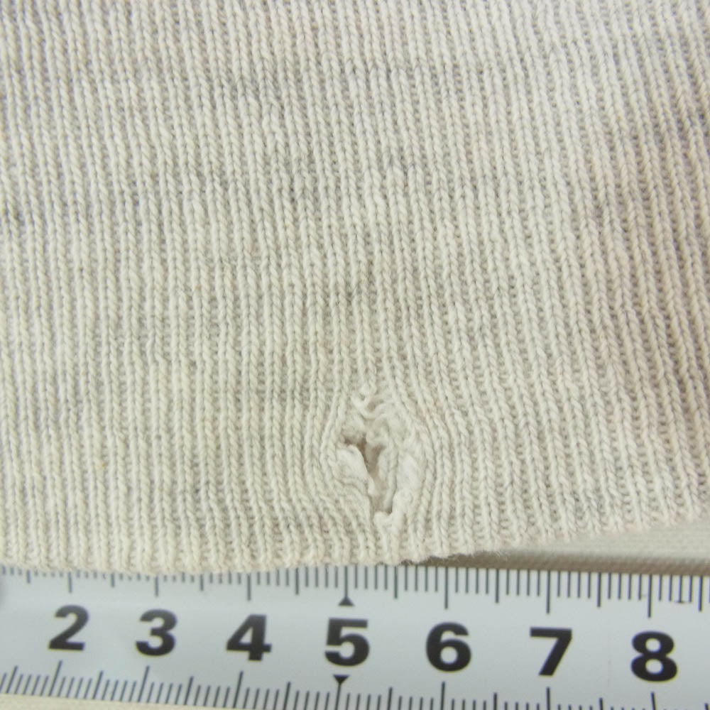 ヴィンテージ unknown 詳細不明 前V 染み込み スウェット グレー系 サイズ表記無【中古】