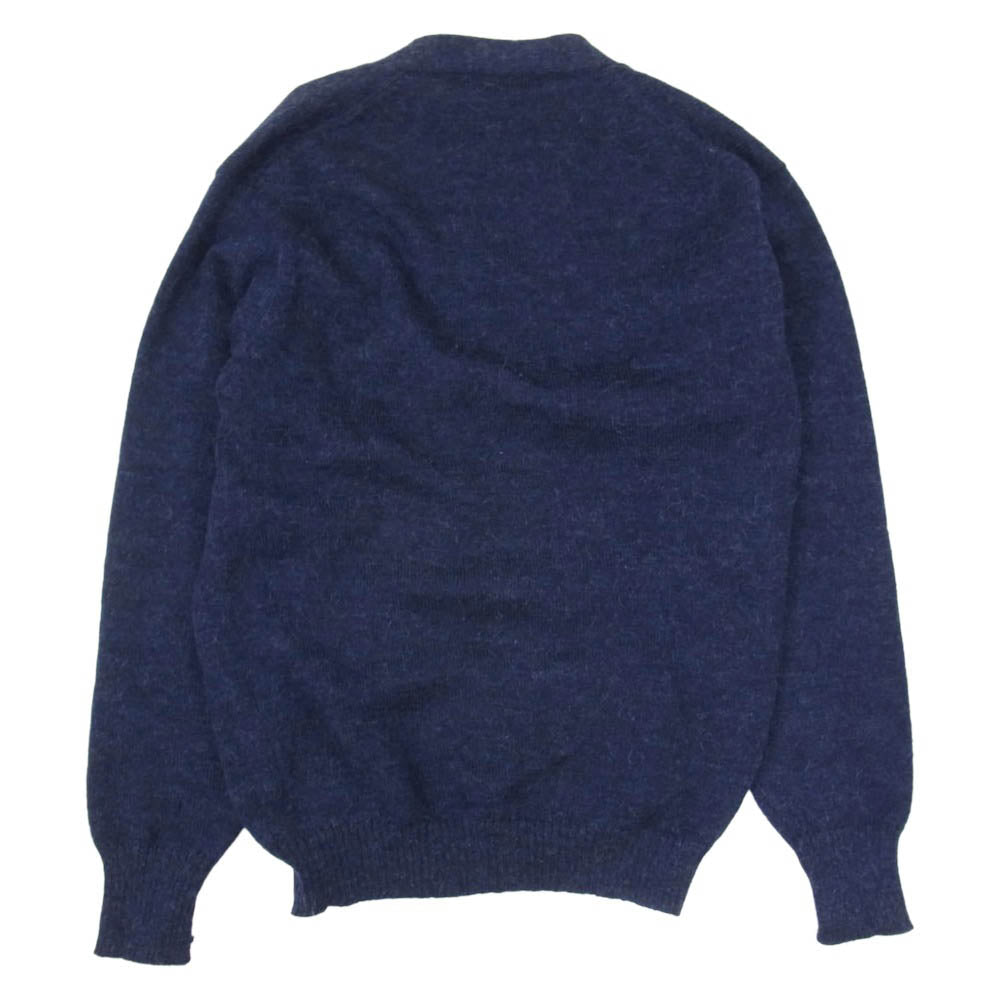 Y's Yohji Yamamoto ワイズ ヨウジヤマモト Y's for men ワイズフォーメン アーカイブ 80s 90s アルパカ混 シャギーニット カーディガン ネイビー系 サイズ表記無【中古】