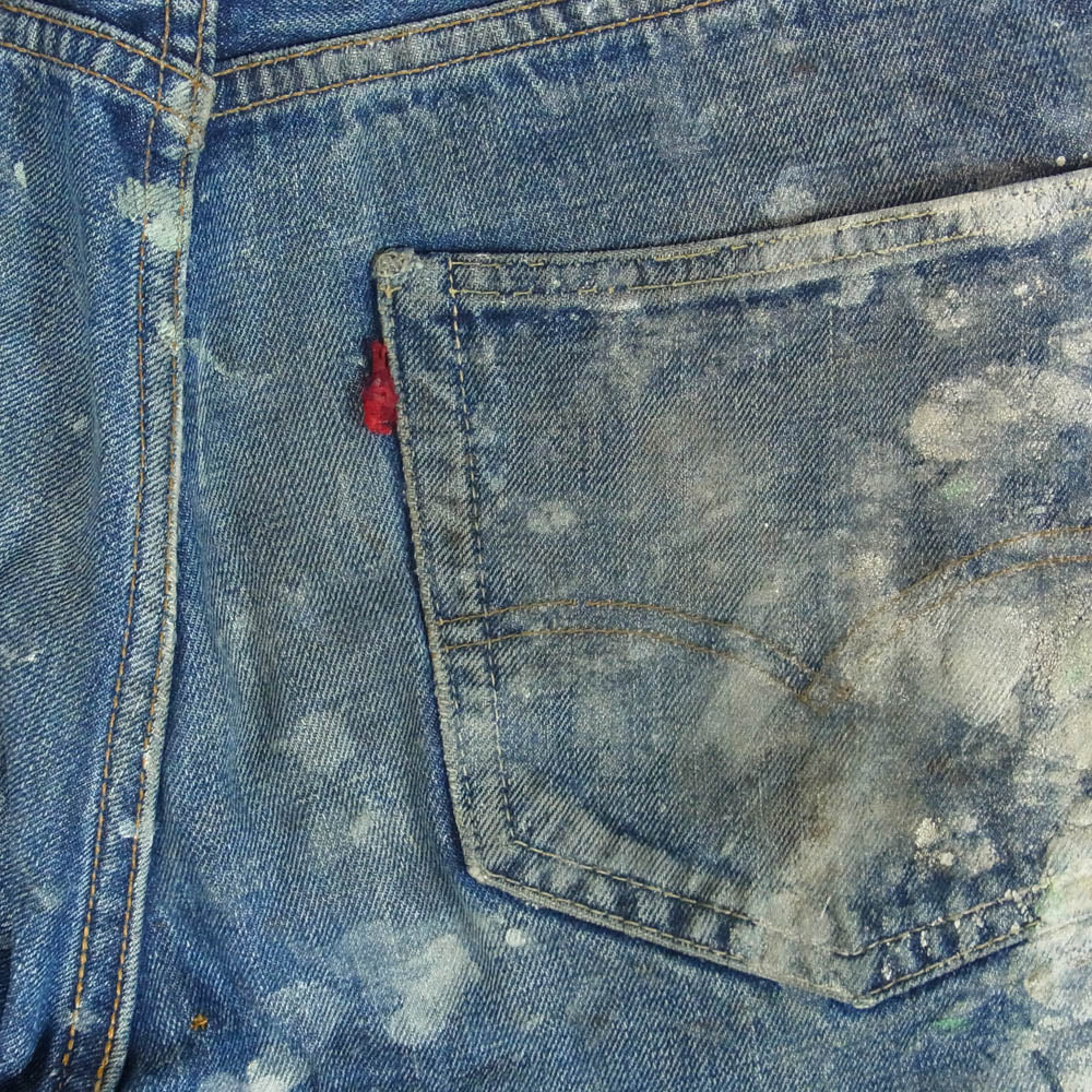 Levi's リーバイス 70s 501 66 BIG E 両面タブ デニム パンツ ジーンズ インディゴブルー系 表記なし【中古】
