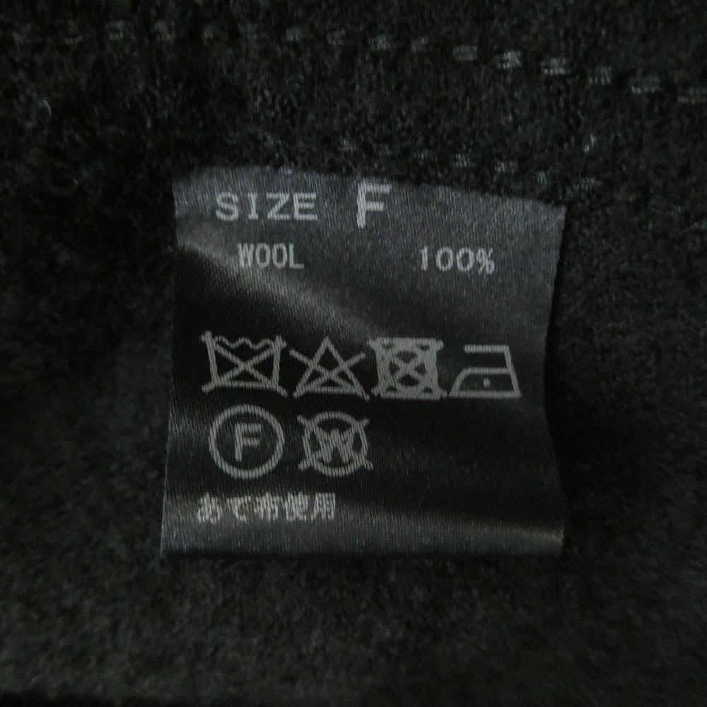 ヘルス ウール カバーオール シャツ ジャケット ブラック系 F【中古】