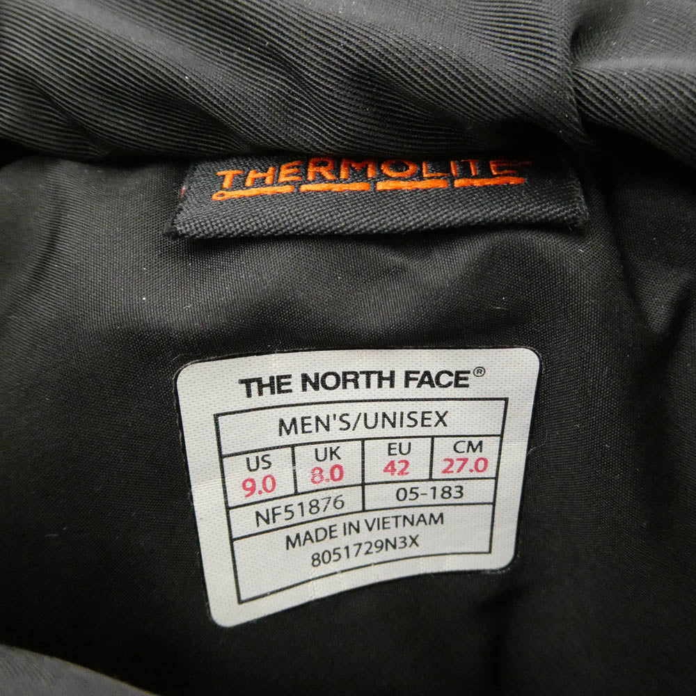 THE NORTH FACE ノースフェイス 8051729N3X NUPTSE BOOTIE WP ヌプシブーツ ウォータープルーフ ショートブーツ ブラック系 27cm【中古】