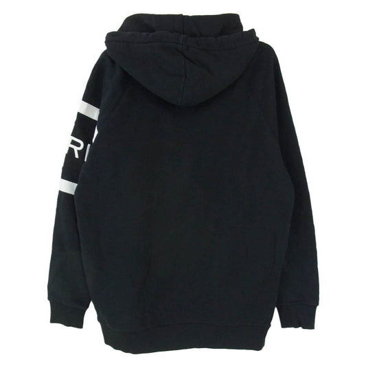 GIVENCHY ジバンシィ BMJ02L3Y3P ライン ロゴ プルオーバー スウェット パーカー ブラック系 XS【中古】