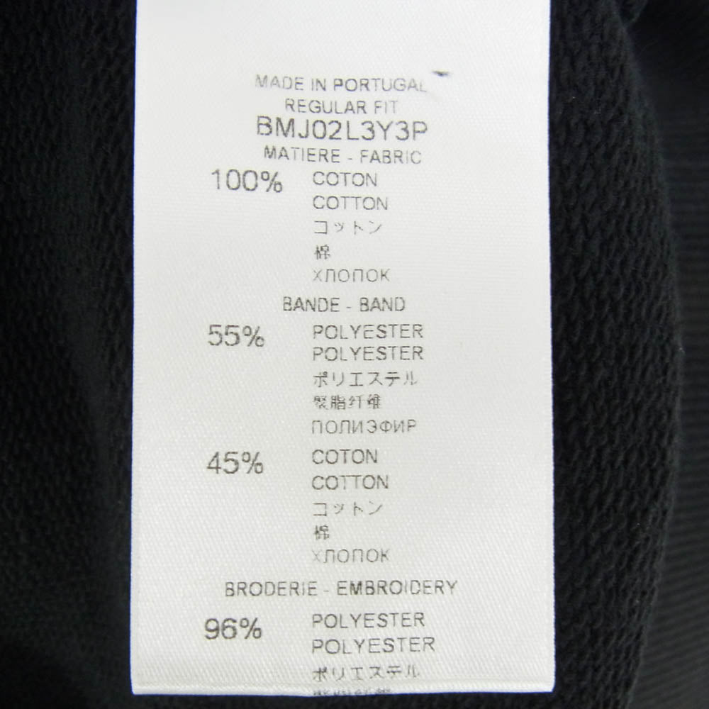 GIVENCHY ジバンシィ BMJ02L3Y3P ライン ロゴ プルオーバー スウェット パーカー ブラック系 XS【中古】