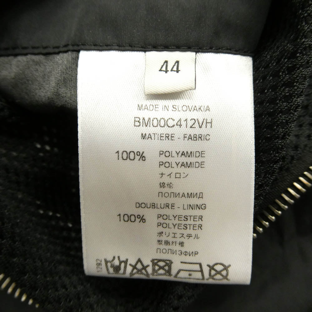 GIVENCHY ジバンシィ BM00C412VH NYLON HOODED JACKET ナイロン フーディ ロゴ ジップアップ ジャケット ブラック系 44【中古】