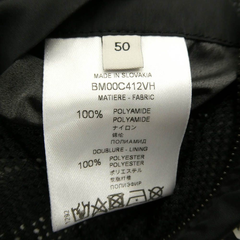 GIVENCHY ジバンシィ BM00C412VH NYLON HOODED JACKET ナイロン フーディ ロゴ ジップアップ ジャケット ブラック系 50【中古】
