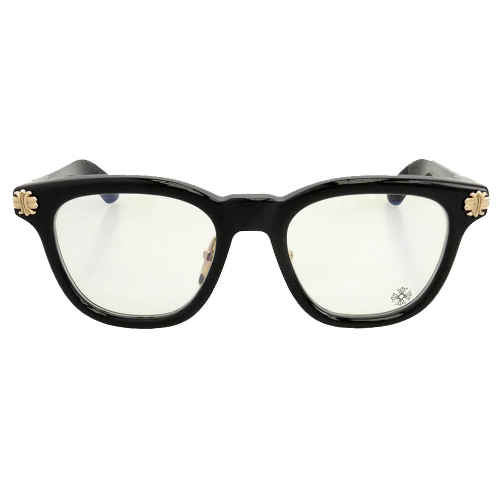 CHROME HEARTS クロムハーツ（原本無） SMOKE SHOW-A 52□21-153 眼鏡 サングラス アイウェア ブラック系 52□21-153【中古】