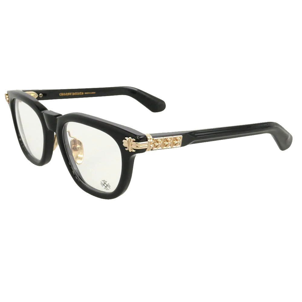 CHROME HEARTS クロムハーツ（原本無） SMOKE SHOW-A 52□21-153 眼鏡 サングラス アイウェア ブラック系 52□21-153【中古】