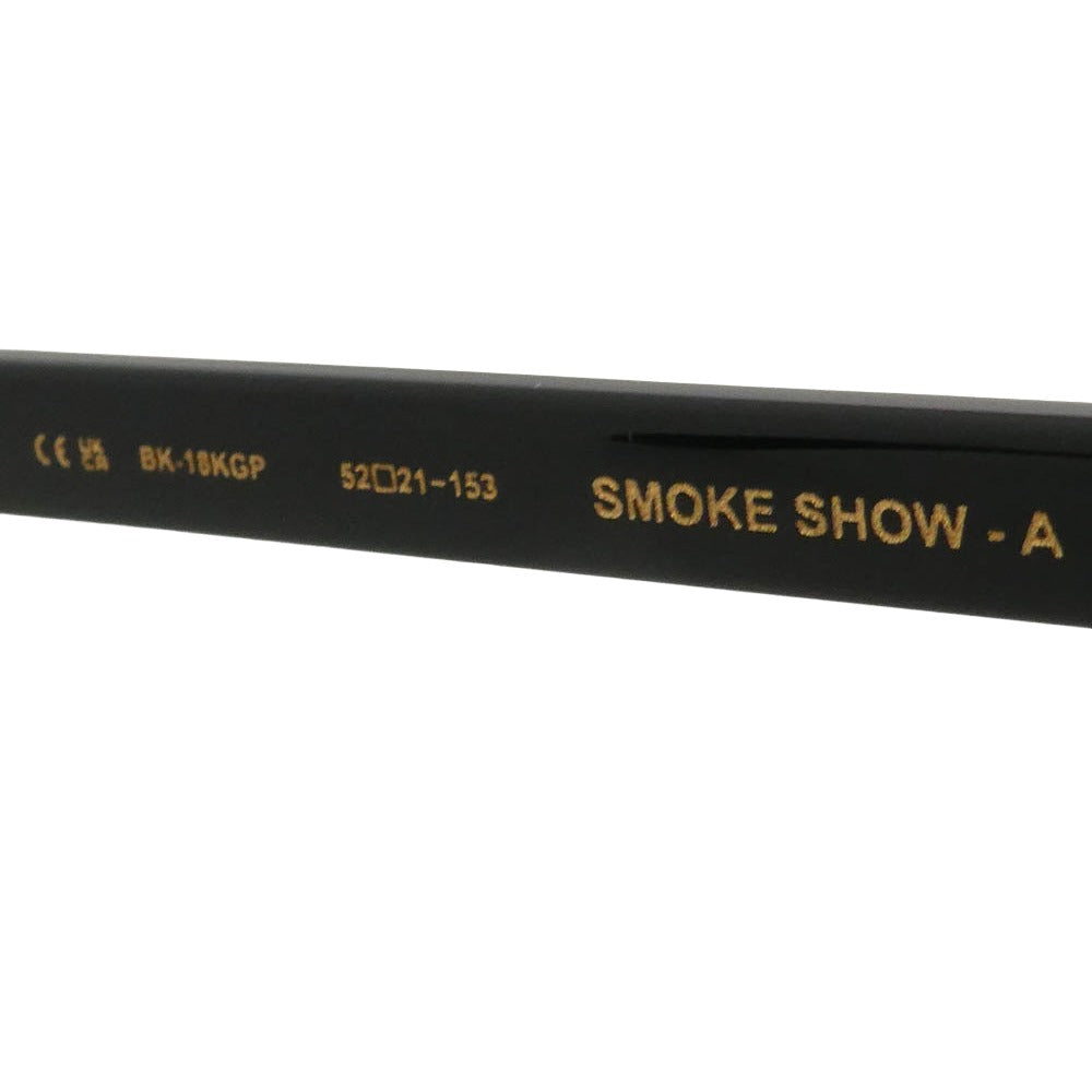 CHROME HEARTS クロムハーツ（原本無） SMOKE SHOW-A 52□21-153 眼鏡 サングラス アイウェア ブラック系 52□21-153【中古】