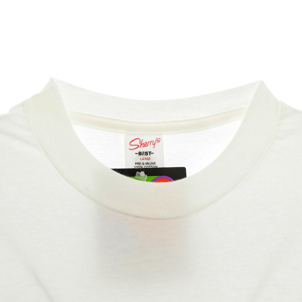 シェリーズ Disney ディズニー 90'S VINTAGE ヴィンテージ Disney CALIFORNIA JUST HANGIN OUT T SHIRT ディズニー カリフォルニア ジャスト ハンギン アウト 半袖Tシャツ カットソー ホワイト系 L【中古】