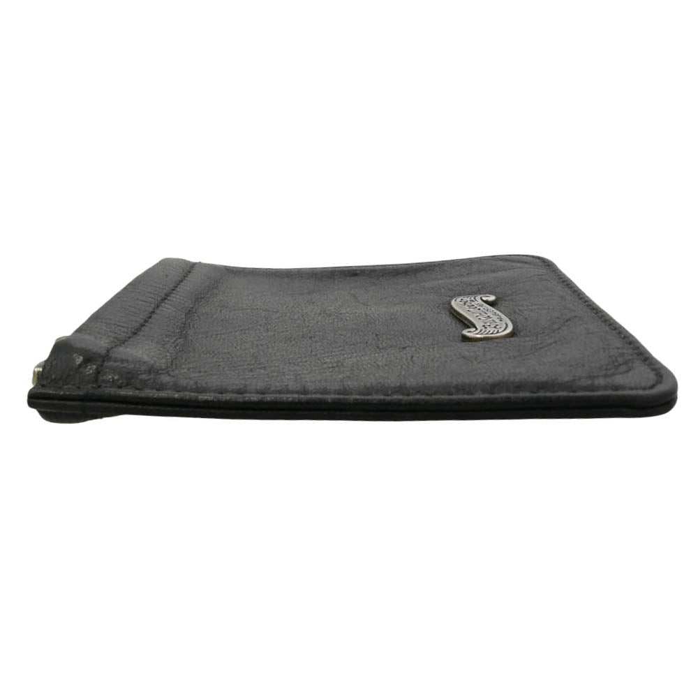 BILL WALL LEATHER ビルウォールレザー SQUARE COIN WALLET スクエアコインウォレット レザー コインケース 小銭入れ ブラック系 シルバー系【中古】