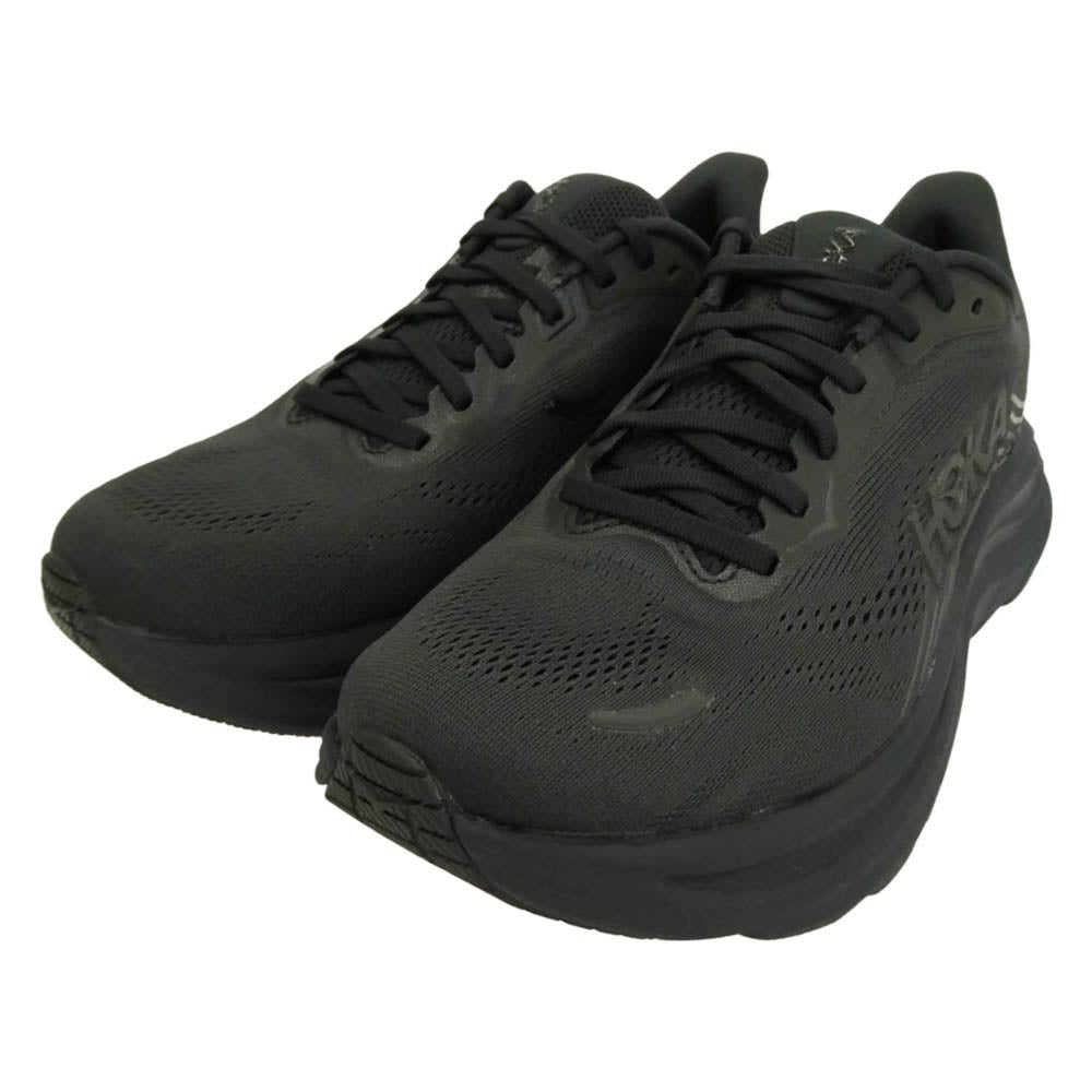 HOKA ONE ONE ホカ オネオネ 1176572 Clifton 11 クリフトン 11 ランニング トレイル シューズ ローカットスニーカー ブラック系 25.5cm【中古】
