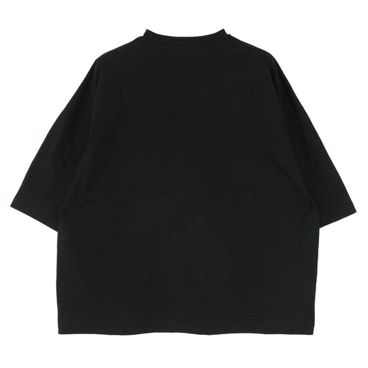nagonstans ナゴンスタンス 470JS180-1321 crew-neck t-shirt ルーズシルエット ベーシック クルーネック 半袖 Tシャツ ブラック系 M【中古】