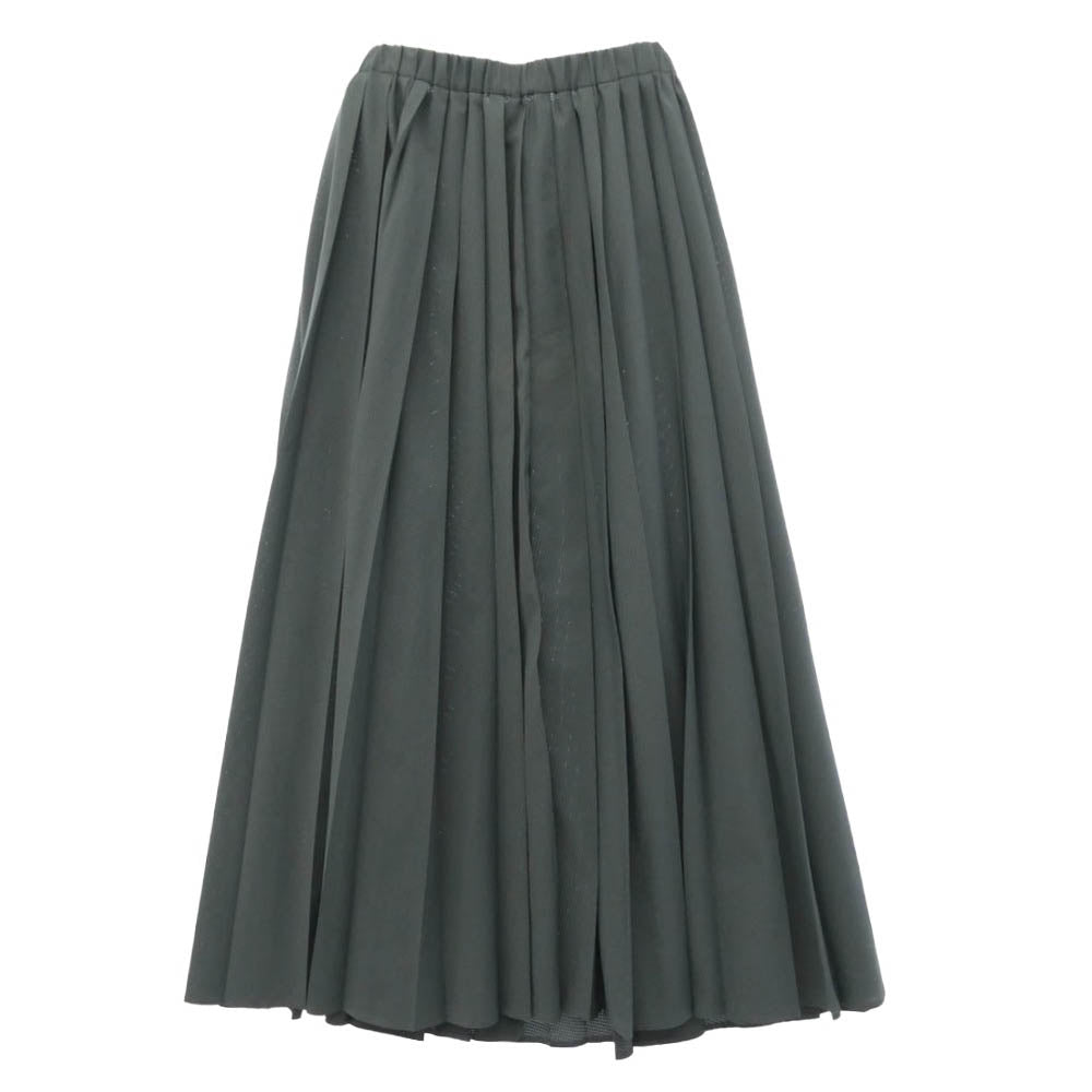 nagonstans ナゴンスタンス 470JA431-0071 pleats skirt プリーツ スカート グレー系 M【新古品】【未使用】【中古】